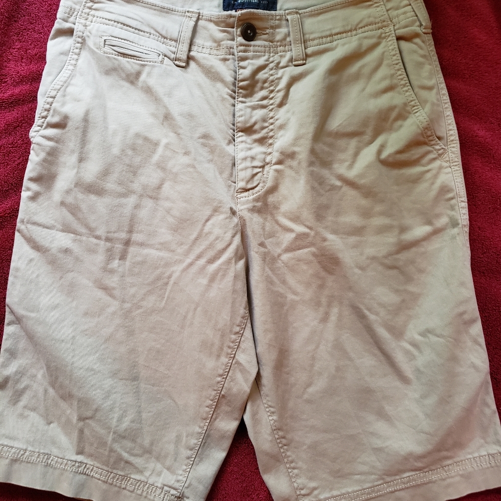 American Eagle Khaki Shorts longer length